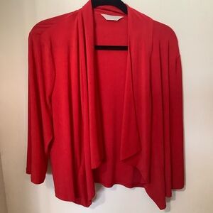 COLEBROOKE by WINDSMOOR:  Red Women's Shrug (NWOT)